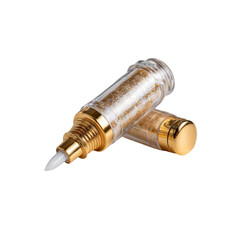Two Gold Glitter Applicators with Fine Tip for Precise Application