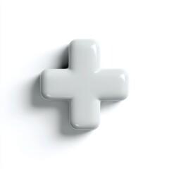 Obraz premium A stylized white 