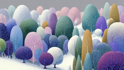 Chromatic Crystalline Forest