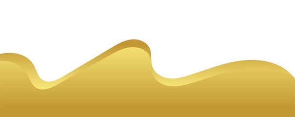 gold wave gradient for banner, golden wavy shape, gold wave curve on white background, golden wave corner shape for banner, stripes ribbon golden graphic, striped gold gradient luxury