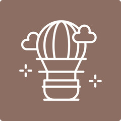 Hot Air Balloon Icon