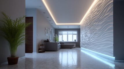 Modern living room interior design