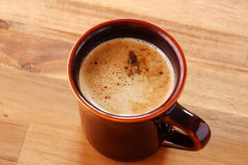 Cup of coffee with milk
