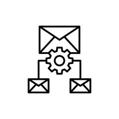 Project manager outline icons, minimalist vector illustration ,simple transparent graphic element .Isolated on white background