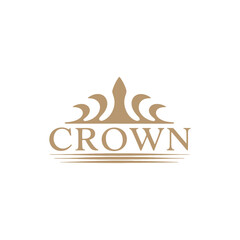 Unique crown logo Modern and minimalist vector and abstract logo