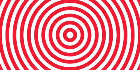 Abstract circle red and white background. Vector illustration