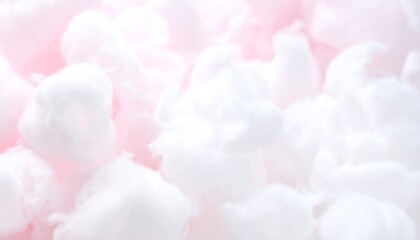Fototapeta premium Pastel clouds of cotton candy