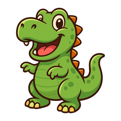 Fototapeta premium Happy Dinosaur