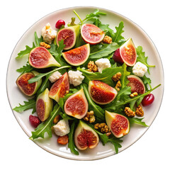 fresh figs on plate