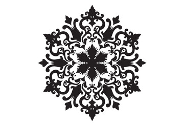 Floral Mandala Laser-Cut Silhouette Bundle