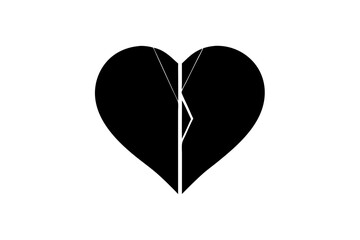 Vector illusion of heart made of green leaves
