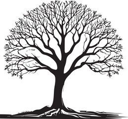 tree silhouette Vector | Minimalist & Trendy tree Silhouette Design | Unique & Stylish tree Artwork for Vector design