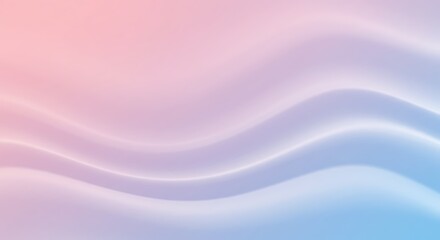 Fototapeta premium Abstract pastel gradient background with flowing waves for a modern and serene design aesthetic