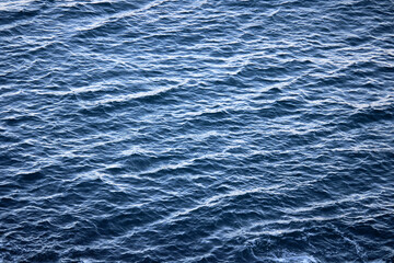 Deep blue summer sea background