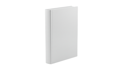 Blank book mockup for design template isolated PNG with Transparent Background