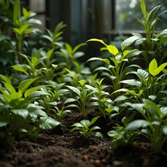 green plant in the garden
