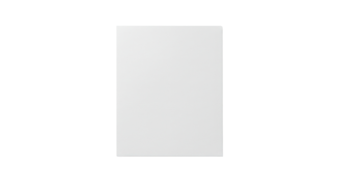Blank white A4 paper sheet isolated PNG with Transparent Background