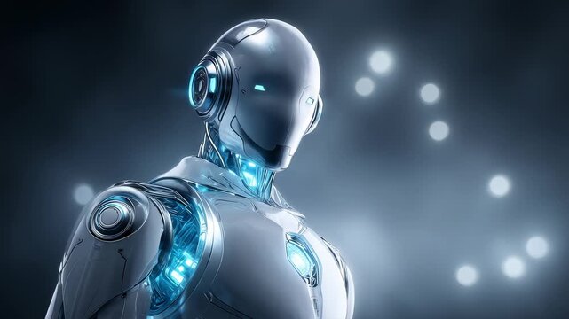 Future Technology Intelligent Robot AI Image