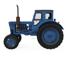 Agriculture Tractor Isolated