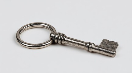Antique key on a ring