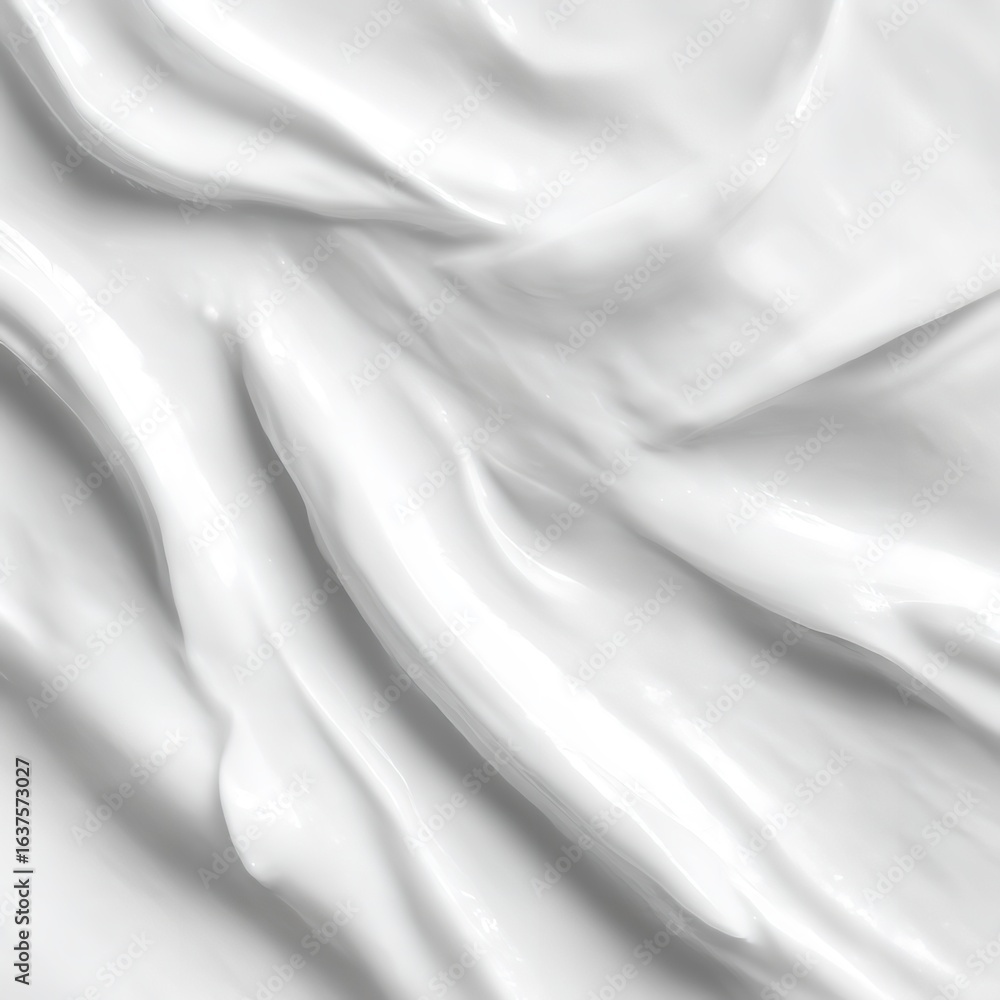 Poster a close up of a white silk fabric with soft folds and gentle shadows creating a smooth texture