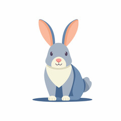 Obraz premium Rabbit icon for pet care, wildlife, and farm themes