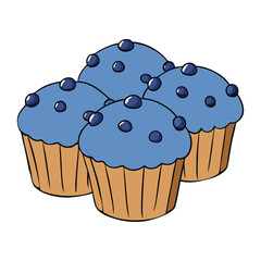 Fluffy blueberry muffins bursting with juicy berries, lightly sweetened and perfectly golden-baked. A delicious, comforting treat ideal for breakfast or a snack anytime!
