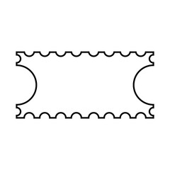 Ticket vector icon. Card illustration sign. Seat symbol. Coupon logo. Subscription web icon. ducket design for web.