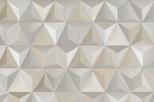Geometric triangle pattern in neutral hues