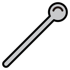Stirring Rod  Icon Element For Design
