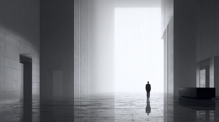 Minimalist & Modern. Clean compositions with ample negative space. aesthetic minimalism that conveys focus and clarity.