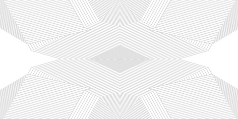 Elegant background design with white and grey line pattern or texture. Luxury horizontal white background for business banner, poster, backdrop, voucher, invite. Vector illustration