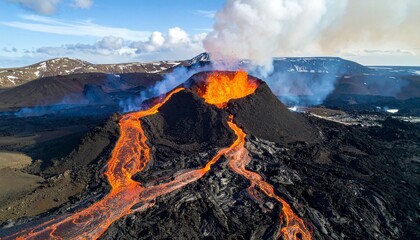volcano eruption