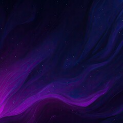 Abstract cosmic swirls in deep purple and violet.  A starry night sky effect with flowing lines and subtle light speckles
