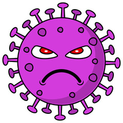 Virus Character Illustration