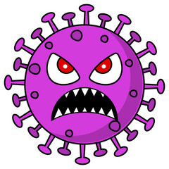 Virus Character Illustration