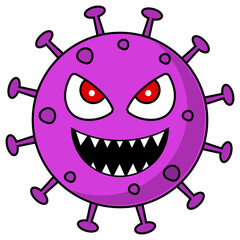 Virus Character Illustration