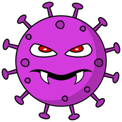 Virus Character Illustration