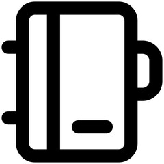 agenda icon for business, website, application, printing, document, poster design, etc