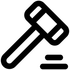 auction icon for business, website, application, printing, document, poster design, etc