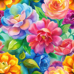 A macro close-up of a vibrant pink and purple dahlia flower, its petals a colorful abstract background of nature's summer beauty