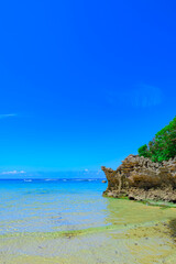  透明な海と緑豊かな自然が美しい石垣島クリスタルビーチ