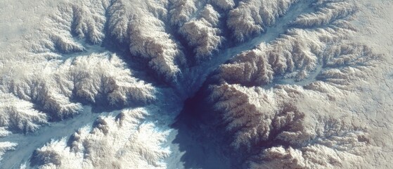 Aerial View of a River Delta