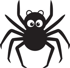  Halloween Spider Silhouette Vector