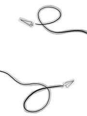 Paper Plane Illustration &ndash; Text Overlay Printable Background