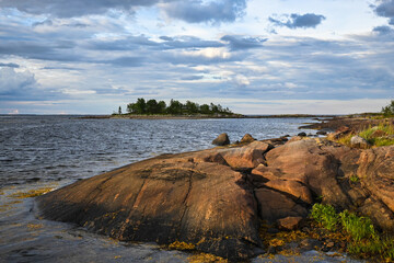 The White Sea coast.
