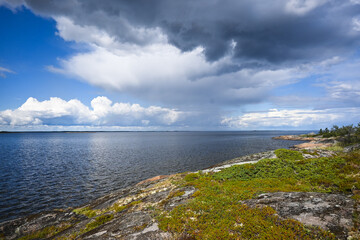 The White Sea coast.