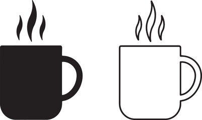 cup of coffee, Hot Beverage Cup Symbols
