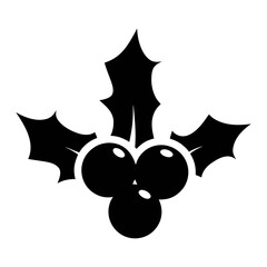 Download christmas holly berry vector icon illustration for holiday season and decoration design needs