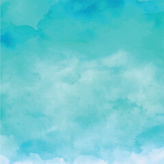 Beautiful blue and green watercolor element for sale banners, posters, labels, wallpaper, scrapbooking, birthday party decorations, invitations card, printing labels, greeting cards,